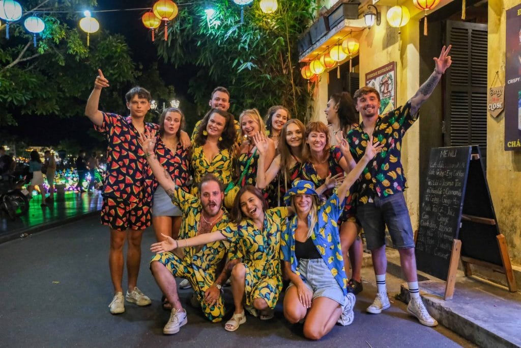 Group photo in Hoi An