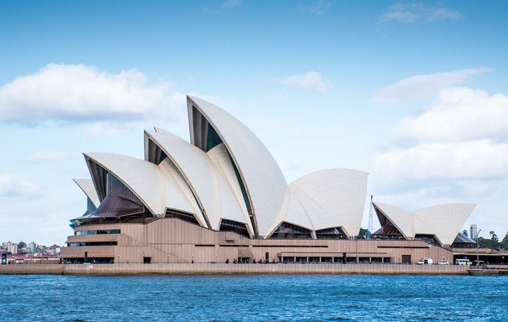 A picture of Sydney Opera House. Seeing it is one of the best free things to do in Sydney.