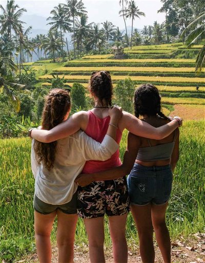 Wander the less touristy rice terraces