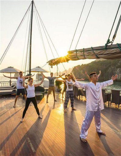 Zen out with some sunrise Tai Chi in Ha Long